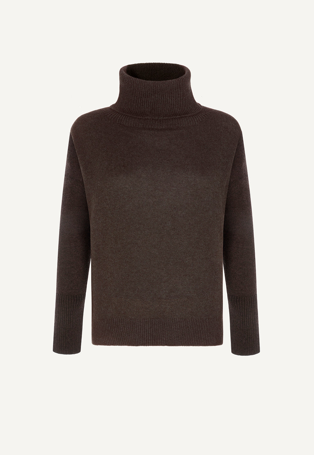 The Vera Sweater in Peat – cashmere knitwear by Antonia Zander