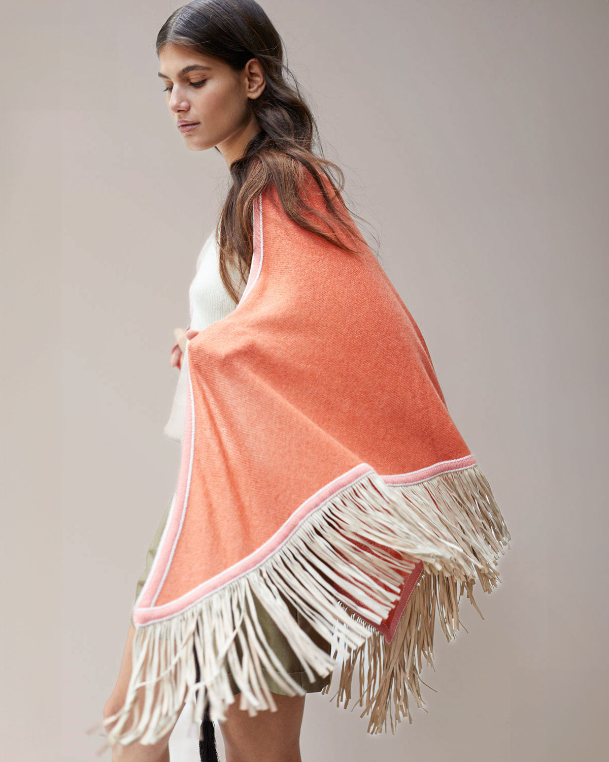 Triangolo cashmere triangle scarf by Antonia Zander